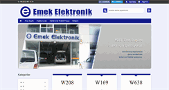 Desktop Screenshot of emekelektronik.com.tr